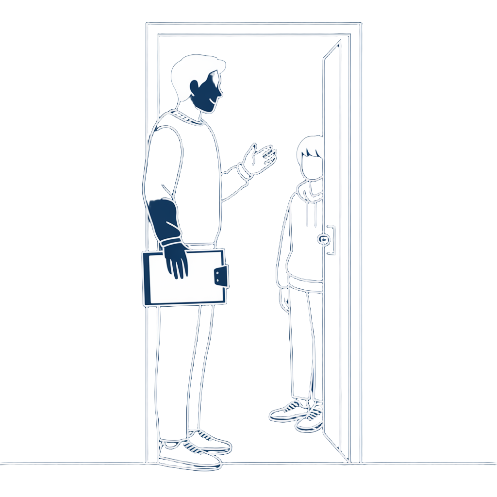 Óboðað eftirlit á heimili foreldra og barna - Tryggir öryggi